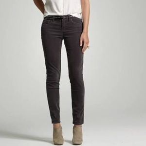 Corduroy ankle skinnies